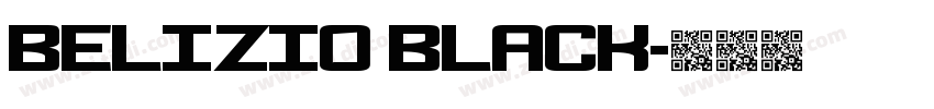 Belizio Black字体转换
